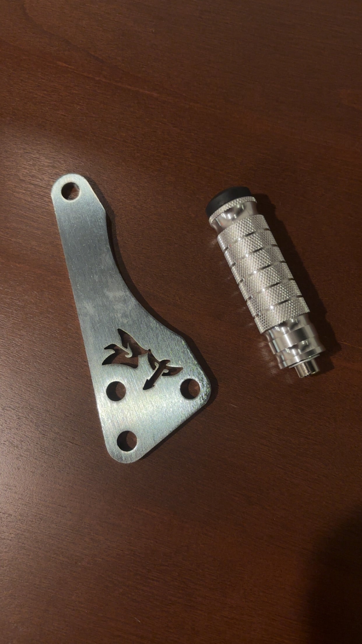 Talaria X3 footlock and bracket (chrome peg pre order 2 week)