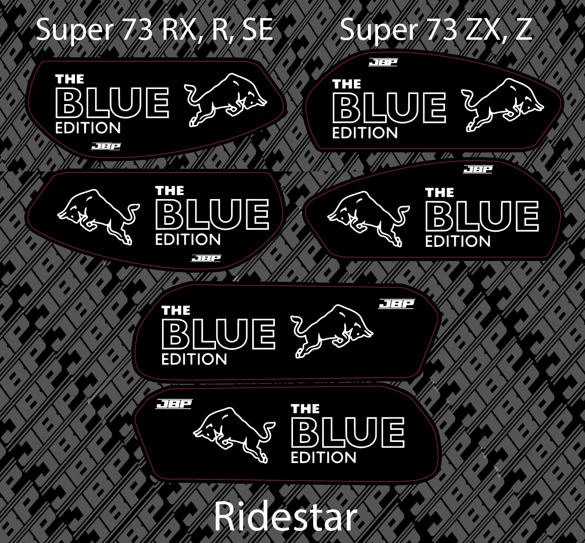 Ridestar/Super 73 Battery Decal