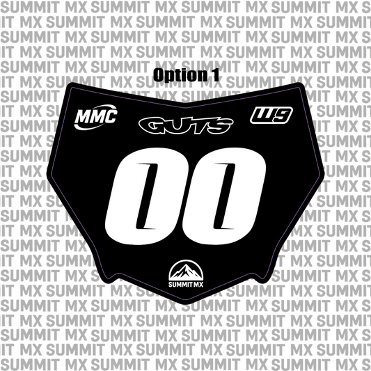 Motocutz Number Plate Decal