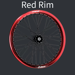 Warp 9 CUSTOMIZABLE "Supermoto" Wheel Set